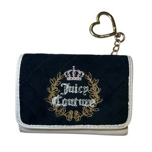 Juicy Couture Elegant Black and White Wallet